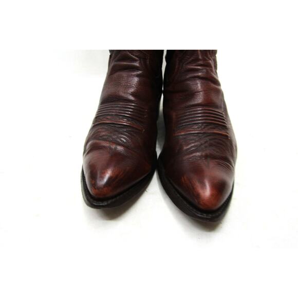 Dan Post Mens Size 9 EW Brown Leather Western Cowboy Boots main image 6